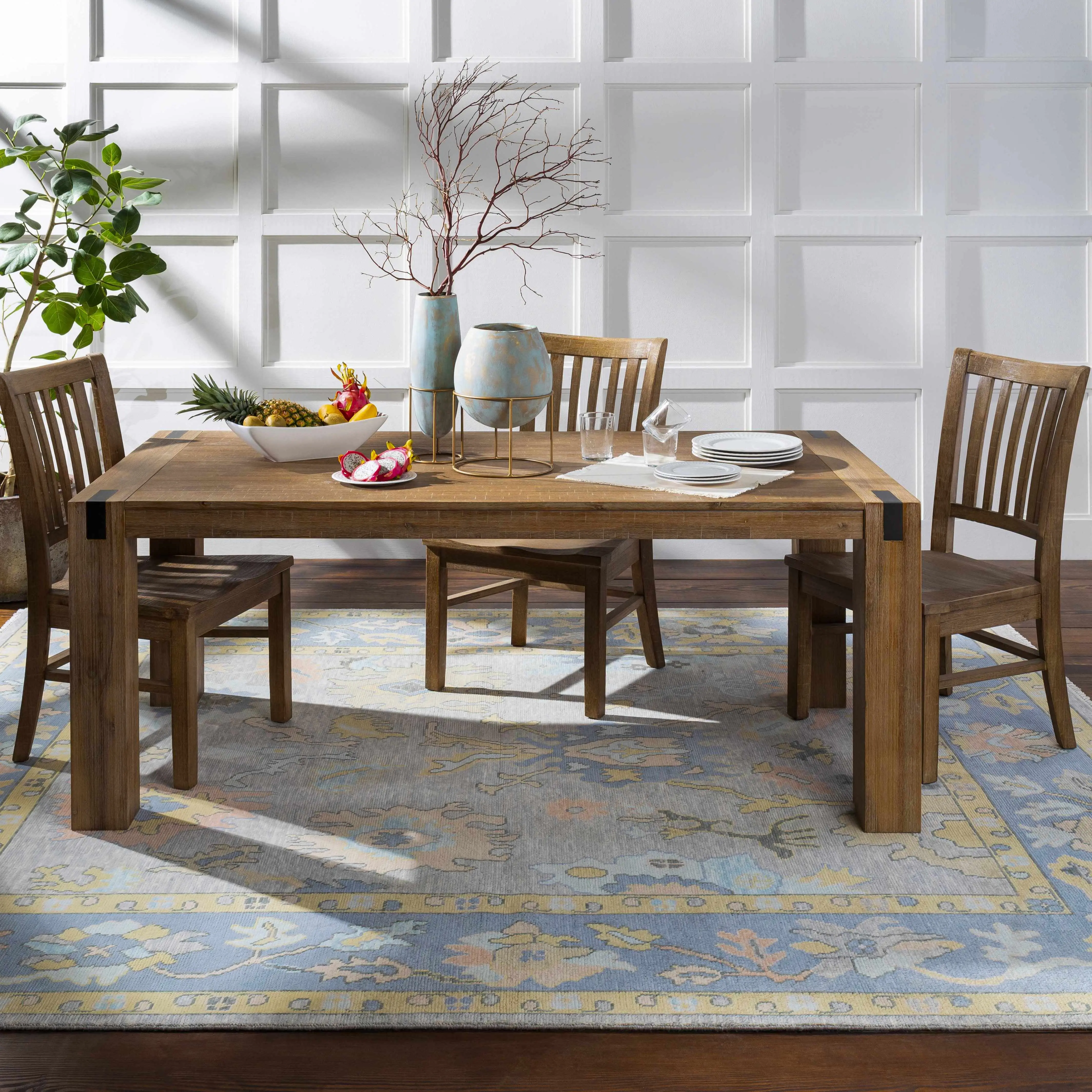 Greenwith Premium Wool Decorative Area Rug - Clearance