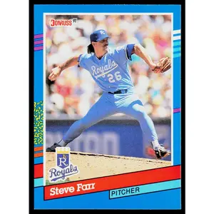 Steve Farr 1991 Donruss #365 Kansas City Royals