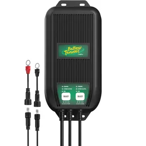 Battery Tender WaveCharge Pro 2-Bank 12V 20 AMP Marine Battery Charger with IP68 Weather Protection & Automatic Long-Term Storage