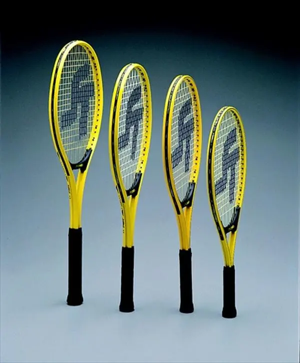 Sportime 009316 Youth Aluminum Tennis Racquet - 21in Length, 4in High-Quality Polyurethane (PU) Racquet Grip, Proportionate Head Size, Replaceable Grommet Strips, Kids Ages 9 Training Equipment, Racquet Grips, Proper Balance