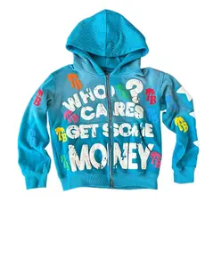 Y2K retro hip-hop letter Palm Tree print hoodie—unisex hip-hop and streetwear style. An ideal choice for bold street looks or music festival outfits!