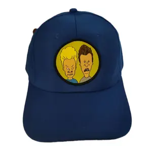 Beavis and Butthead Blue Baseball Cap with Iconic Characters Design for Fans
