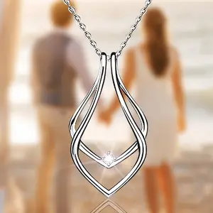 Rose Golden Ring & Necklace Holder - Fashion Glasses-Shaped with, Ring Carrier for Wedding,, Casual Attire - Minimalist Multi-Functional Accessory for Hands-Free Ring Display (Valentine' Gift)