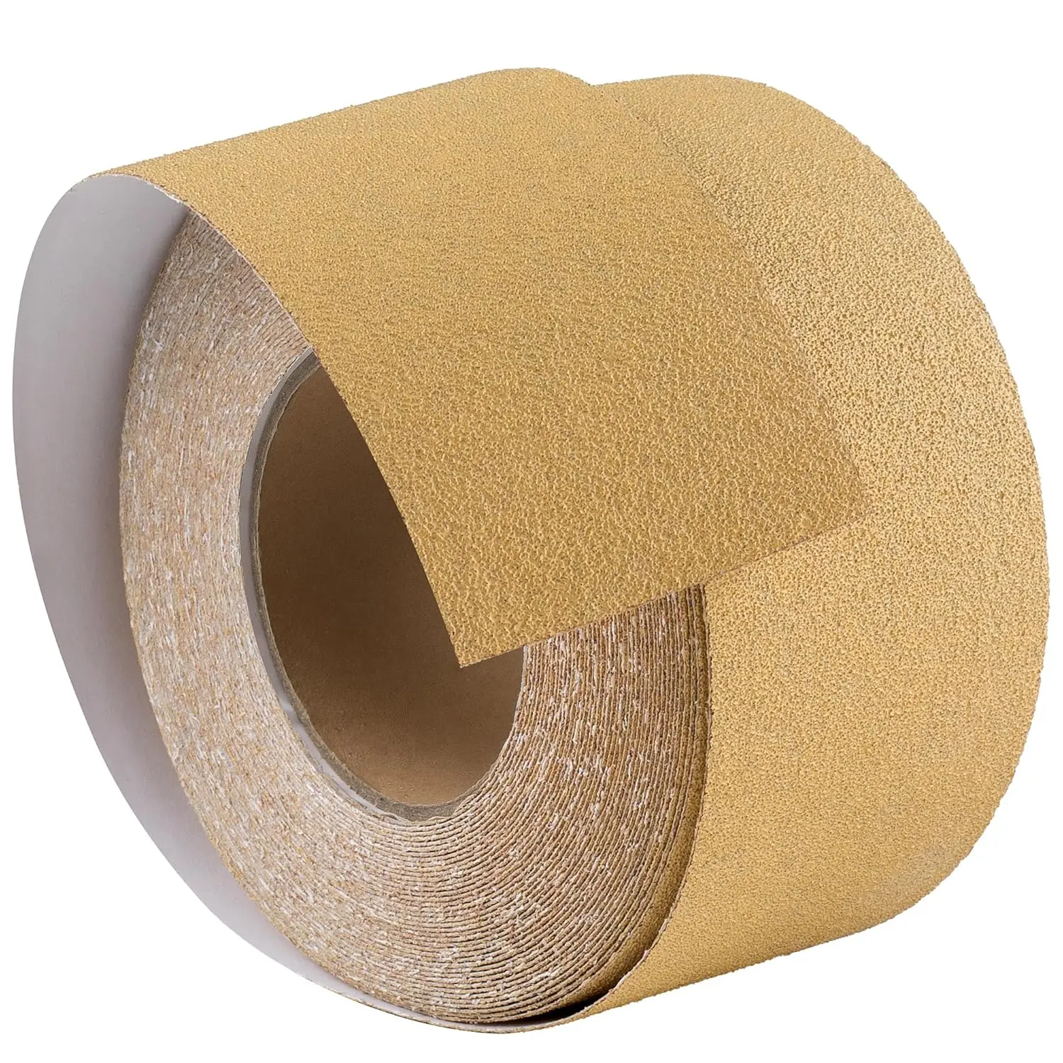 PSA Sandpaper Roll 80 Grit 2-3/4in x 20 Yards Self Adhesive Sticky  Longboard Sand Paper Continuous Roll,Sand Sheets Roll for Woodworking, Auto , Air File Sander and Hand Sanding Blocks