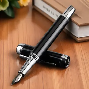 Non-Slip Diamond Grip Ergonomic Pen Refillable Eco-Friendly Portable for Exams Business Signing Durable Metal Engraved Collector's Gift Office Study Writing Tool Smooth Writing Pens Metal Signature Pen