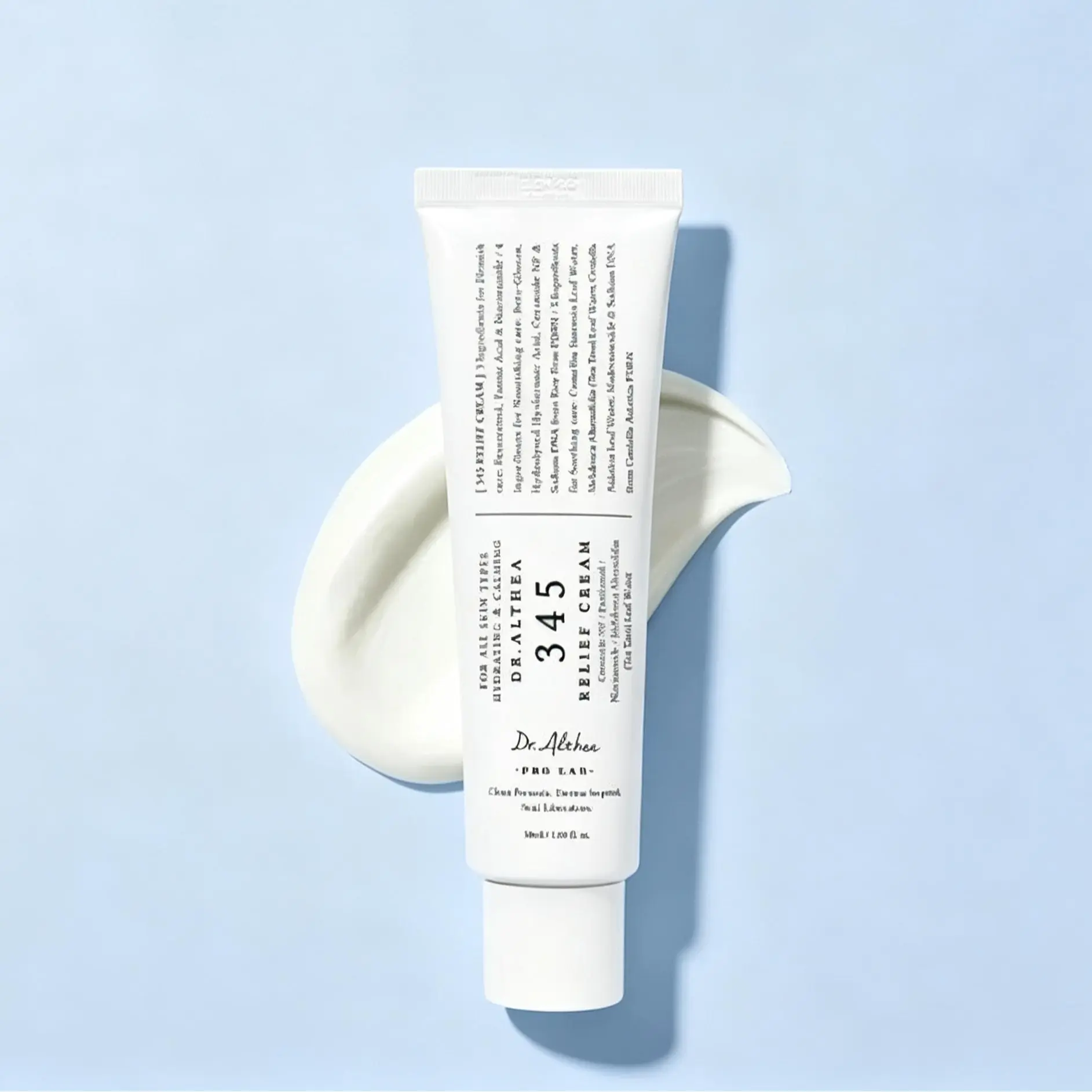 345 Relief Cream -Daily Face Moisturizer,Blemish Relief Care,Soothing Recovery, Vegan Korean Skincare 1pcs