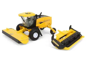 New Holland Speedrower 260 Self-Propelled Windrower w/ Rotary Head & Sickle Bar Head Diecast 1:64 Scale Model - ERTL 61020