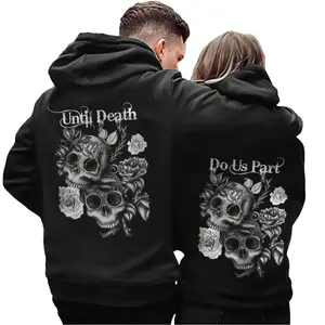 Skull Couple Hoodies, “Do Us Part” Couple Shirt, Halloween Couple Outfits