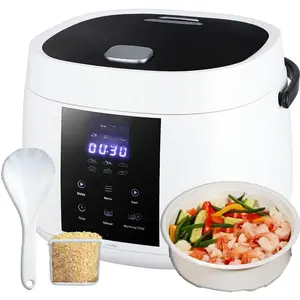 3L Rice Cooker 12 cups (Cooked), Mini Digital Rice Cooker,6 in 1 Multicooker for Grain, Preset and Reheat Options, 12-Hr Delay Timer, Auto Keep Warm, Non-Stick Inner Pot with Steaming Basket