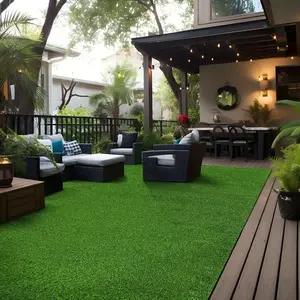 10-Year Warranty Realistic Artificial Grass Turf - Pet Friendly, 4 Sizes, Easy Drainage & Maintenance, Perfect for Indoor Outdoor Garden, Balcony, Patio, and Garage