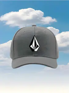Volcom Sticker 2026 new model Classic Baseball Cap-Adjustable, Suitable for Both Men and Women, Available in Multiple Colors, Comfortable Breathable Hat Suitable for Men and Women