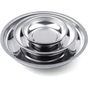 Tray | 3- | Round   Tray | 3 Inch 4 Inch 6 Inch  Tray for Mechanic's | Stainless Steel