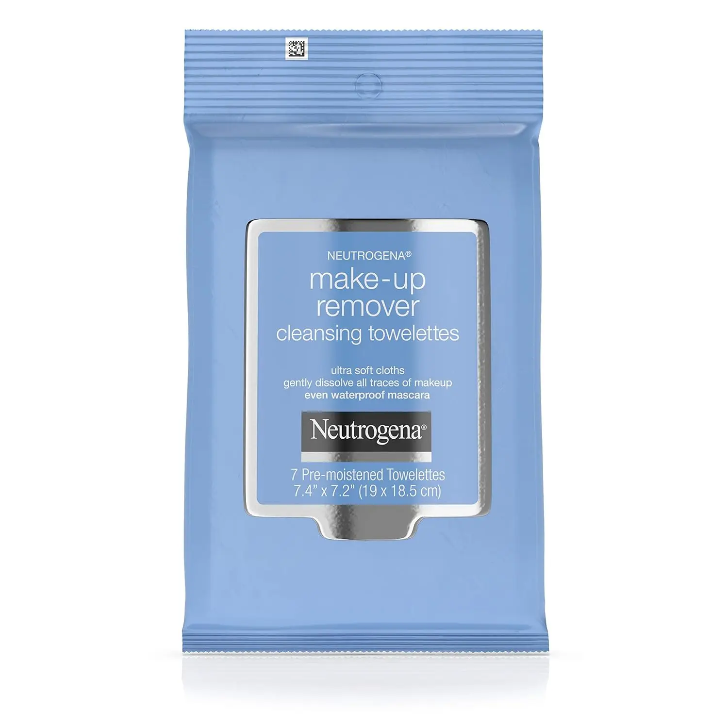 Neutrogena Gentle & Alcohol-Free Makeup Remover Wipes, 7-Count Pack of Ultra-Soft Cleansing Towelettes for All Skin Types, Youth