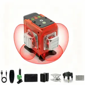Laser Level 360°  Self Leveling ,Anqva 4D Lazer Level,3x360° Cross Line Laser for Construction Project Renovation,Floor Tile, Laser Level Lines Tool, Laser Leveler Tool