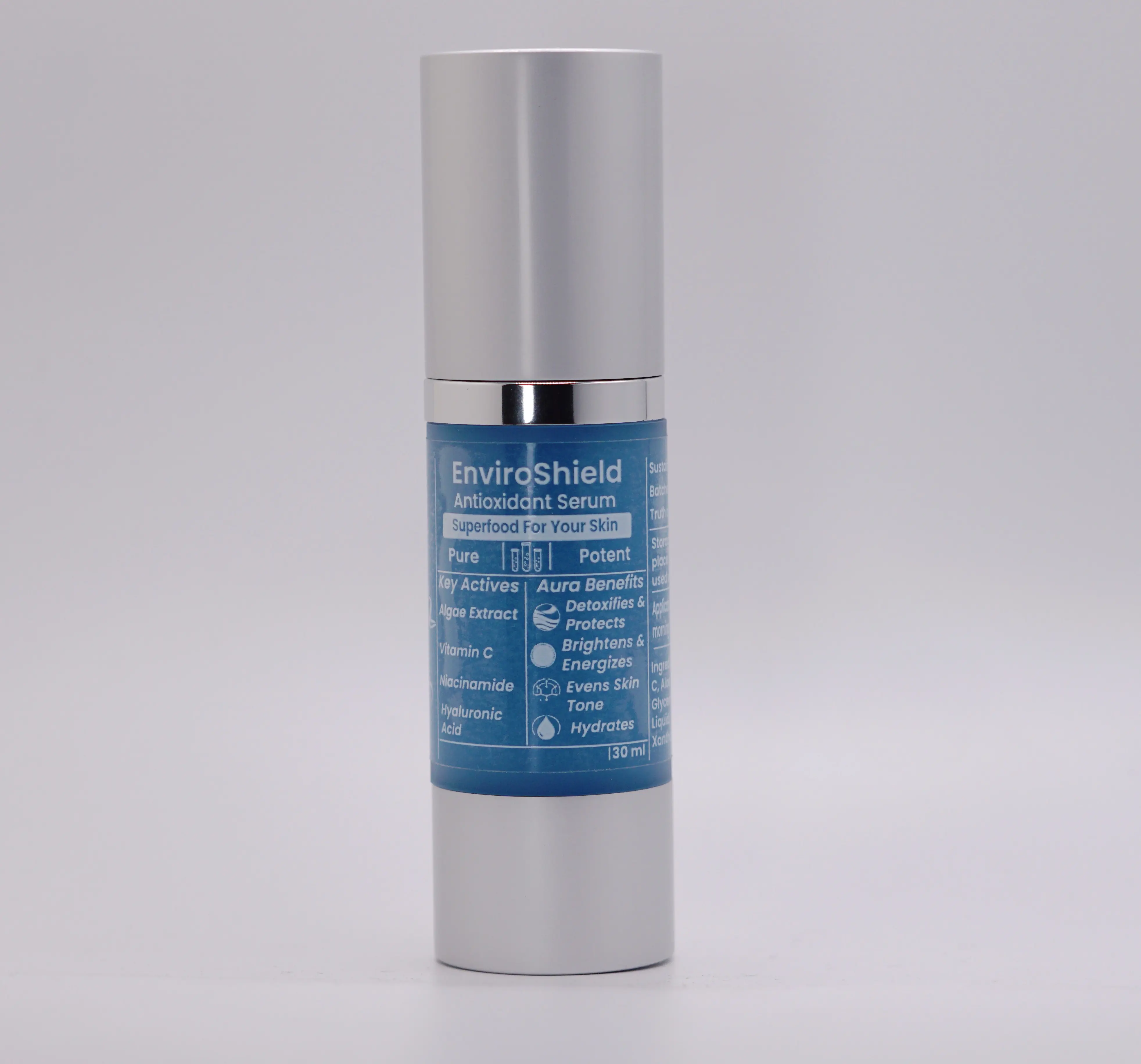 ️ EnviroShield Blue Algae Serum | Skin Glow + Redness Relief Lightweight Skincare