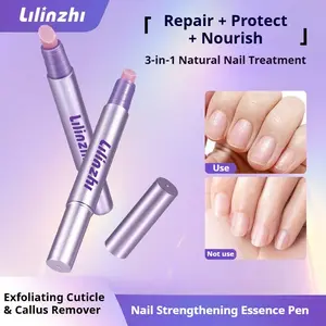 3-in-1 Nail Care Essence Pen – Cuticle Oil & Nail Repair Treatment, Moisturizes, Strengthens & Prevents Breakage, Nourishing Nail Serum, Perfect Gift for Women & Girls