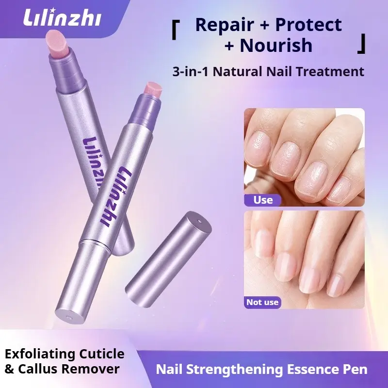 3-in-1 Nail Care Essence Pen – Cuticle Oil & Nail Repair Treatment, Moisturizes, Strengthens & Prevents Breakage, Nourishing Nail Serum, Perfect Gift for Women & Girls