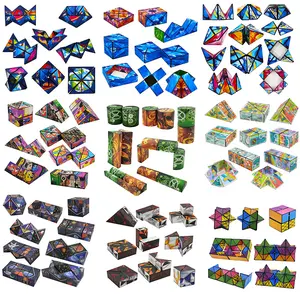 3D Infinity Transformable Folding Magic Cube Stress Relief Toy Space Finger Gift
