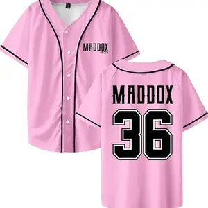 Maddox Batson Merch Baseball Jersey T-Shirts Summer Men Women Unisex Casual Style Printed Tops