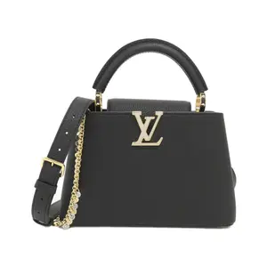 Pre-owned Louis Vuitton Calfskin Shoulder Bags Capucines BB Calf Handbag