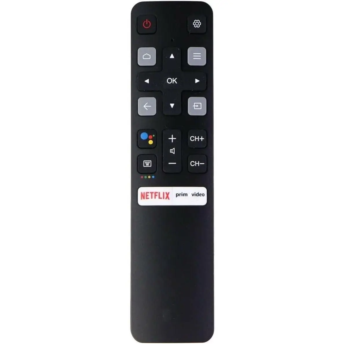 Universal Remote RC802V FNR2 Fit for All TCL Android 4K  TV 40S334 50S434 55S434 75S434 40S330 70S430 32S334 55S435 50S435 43S434 32S6500A 65P8S 65P8 49S6800FS 32S6500S 32A325 [NO Voice Function]