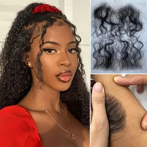 2pcs/4pcs HD Baby Hair Edge Control Lace Edge Baby Hair Stripes For Black Women Hair Reusable Hairline
