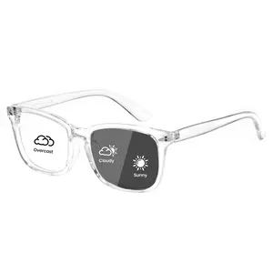 Cyxus Rectangle Blue Light Eyeglasses - Unisex Lightweight Durable Frames, Stylish Protective Anti-Eyestrain UV Protection, Non-Prescription Fashion Frames Accessories for Women & PC Use - 8082