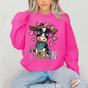 Howdy Darlin Crewneck Sweatshirt Gildan Everyday Style Super Soft Unisex Fit Streetwear Graphic Top warm Christmas Gift for her Womenswear Casual Printed Long Sleeved