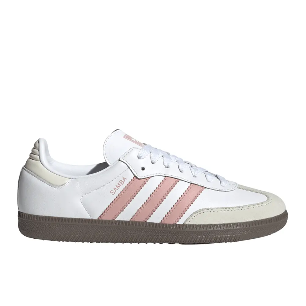 adidas Womens Samba Og Sneakers Shoes Casual - Pink, White