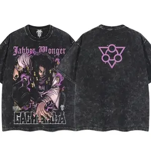 HardTimesClothing Jabba Gachiakuta 19.1.2026 Retro Vintage Unisex Oversize Anime Manga Acid Unisex Heavyweight Cotton T-shirt, Anime Merch, Gift For Anime Fan. Menswear Oversized S