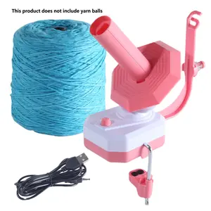 Electric Yarn Winder, Automatic Yarn Ball Winder, Large Capacity Yarn Ball Winding Machine, Knitting & Crochet Tool Supplies, Yarn Holder