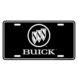 Buick Black License Plate – Plate Tag car and Truck Accesories