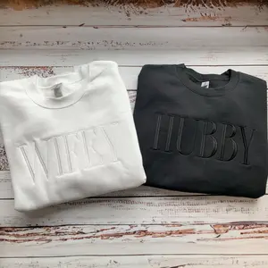 Bride Embroidered Sweatshirt, Wedding Gift, Bride Crewneck, Wifey Sweatshirt, Mrs Sweatshirt, Engagement Sweatshirt