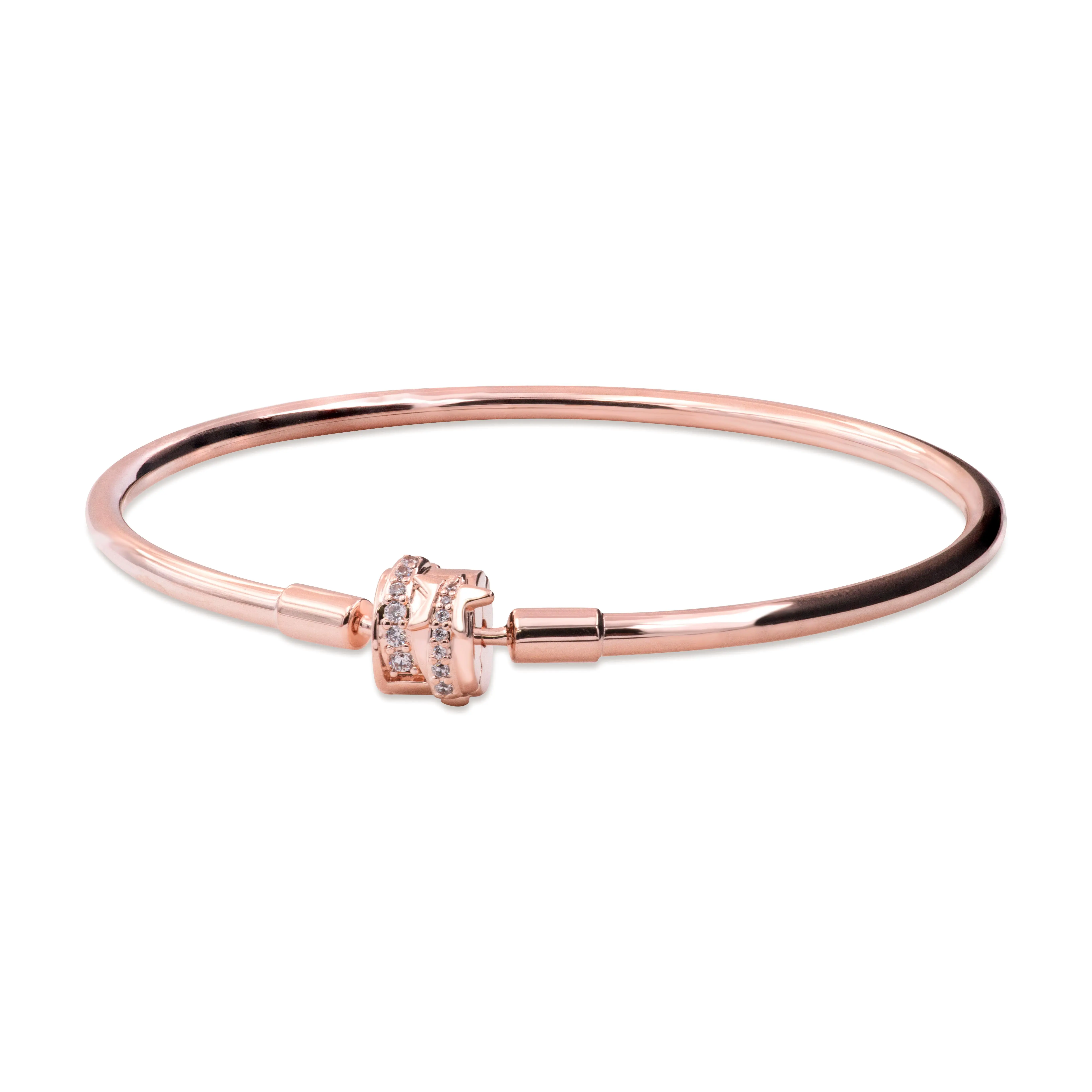 Pandora Moments Sparkling Shooting Star Clasp Bangle 582734C01-19
