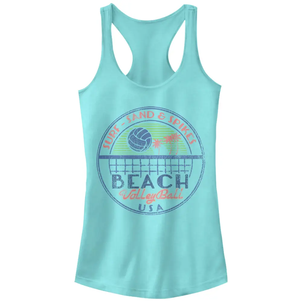 Juniors Womens Lost Gods Beach Volleyball USA Racerback Tank Top