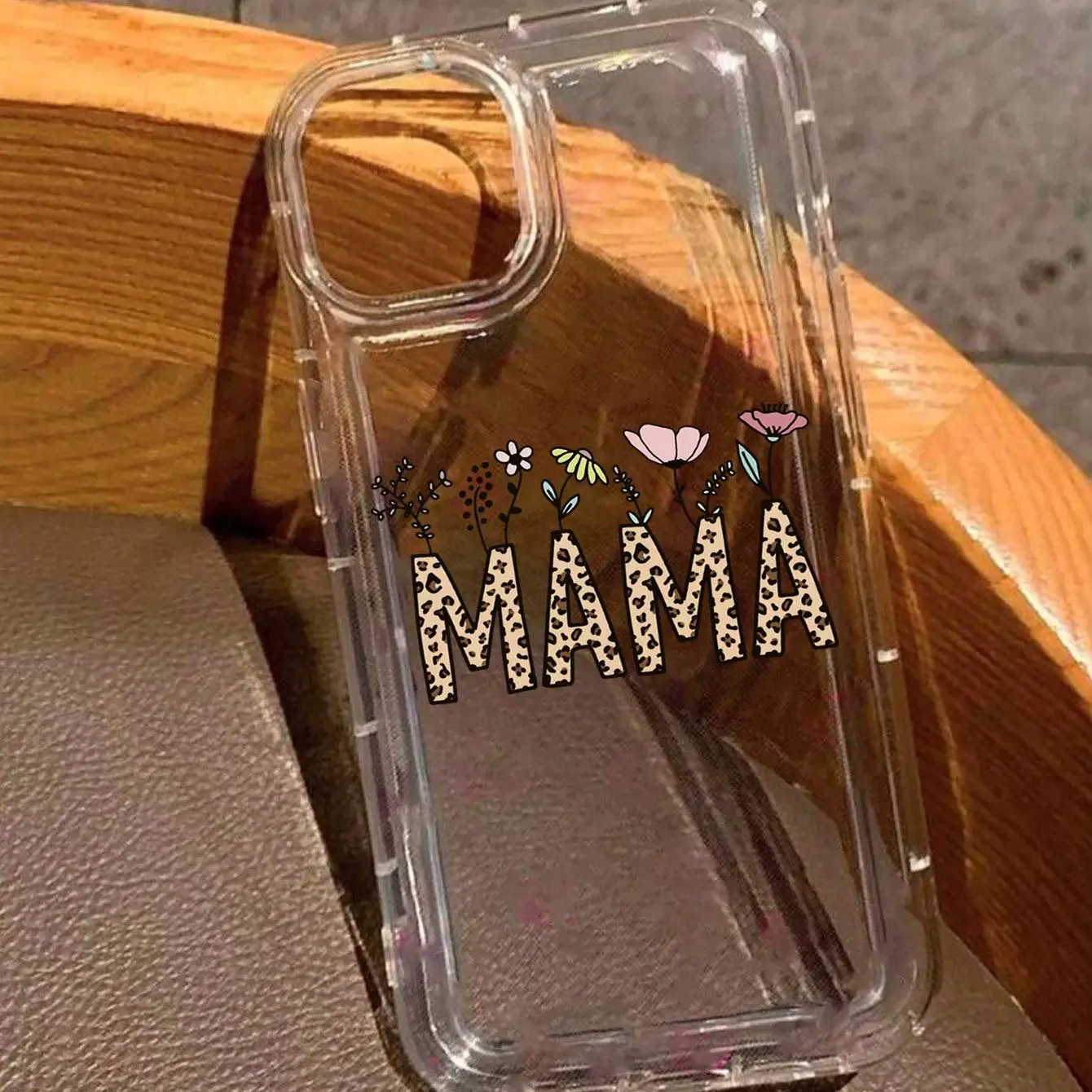 Leopard-print Letter Pattern Phone Case, Anti-drop Cellphone Protective Case, All-inclusive Mobile Phone Cover for iPhone 11 12 13 14 15 Pro Max