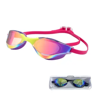 Professional Adult Speed Swim Goggles Men Waterproof Anti-Fog High Definition Swimming Gear, Durable Comfortable Design