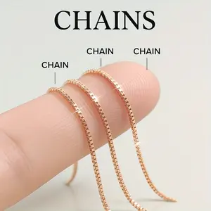 EJG Adjustable Layered Necklace 20-24 Inch 925 Sterling Silver 14K Rose Gold Plated Minimalist Everyday Stacking Jewelry Gift for Her Hypoallergenic