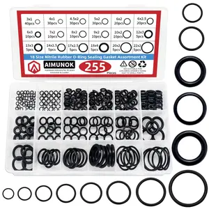 Aimunok O-Ring Seal Kit, High-Quality Sealing Solution, Durable Rubber Gaskets, Ideal for Industrial Applications, Reliable Leak Prevention