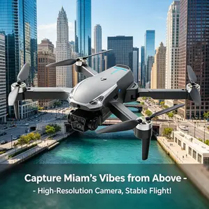 2026 Foldable Aerial M8 Pro Drone with 4K UHD EIS Anti-Shake Camera, GPS Precise Positioning System, 5G WiFi FPV Real-time Transmission,   Intelligent Obstacle Avoidance, Auto Return, 360° Stunt Roll, 2 Batteries for Adults Beginners Aerial Photography
