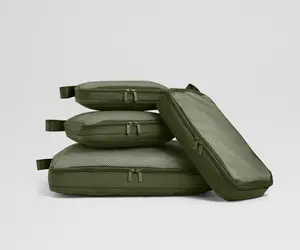 Compression Packing Cubes in Olive Green