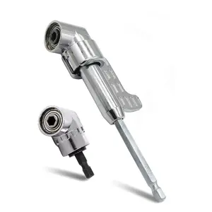105 Degree Right Angle Drill Adapter, 2025 New Right Angle Head Drill Driver Extension Bit Power Screwdriver Socket Adapter, Corner Tool Screw Hub with Multi-function Bend Screwdriver Bit (Short) Square Hex Shank Wrench Sleeves