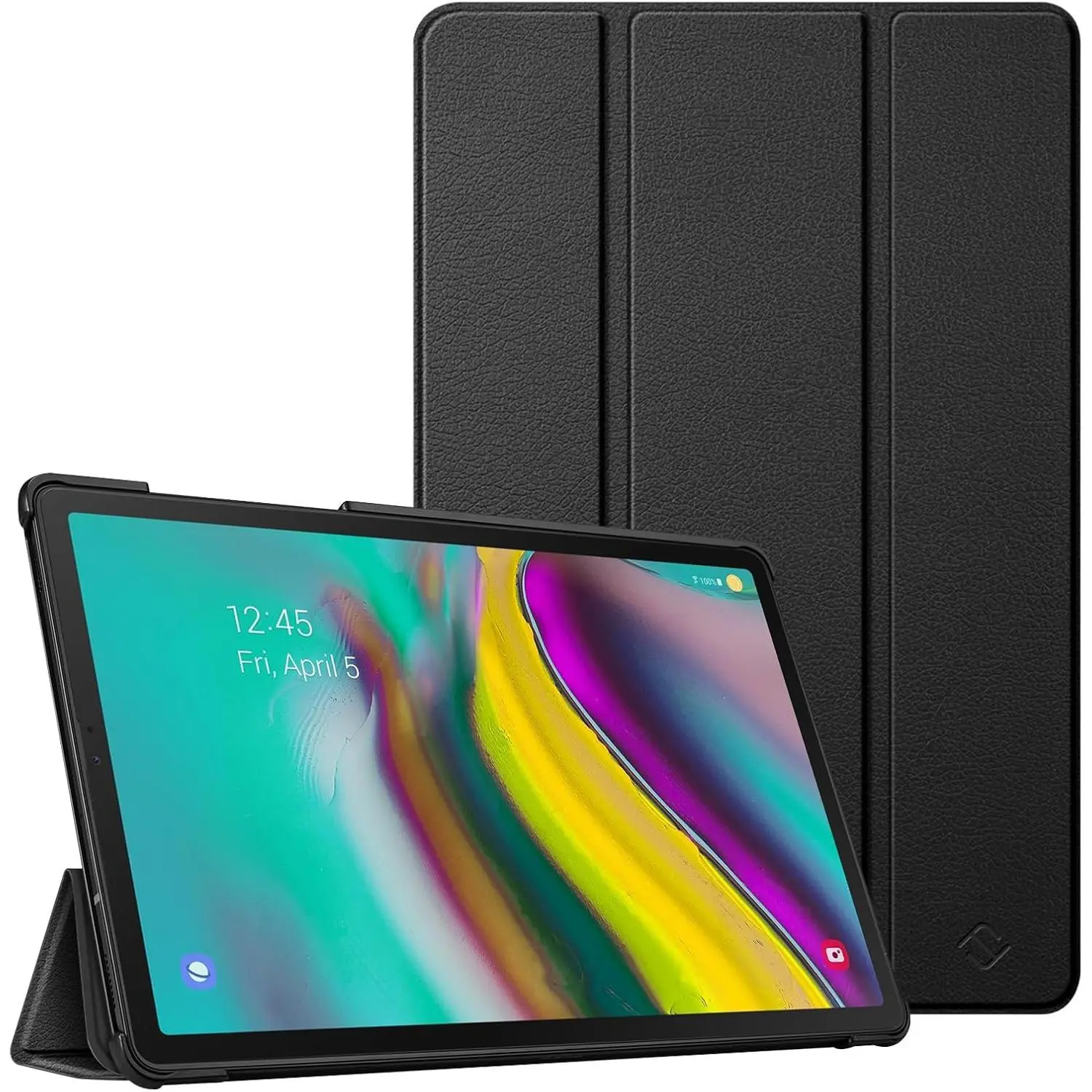 Ultra Thin Tri-Fold Tablet Casing with Auto Sleep-Wake for Samsung Galaxy Tab S5e 10.5 2019 (Model SM-T720/T725/T727), Black Tablet Accessories for Protection