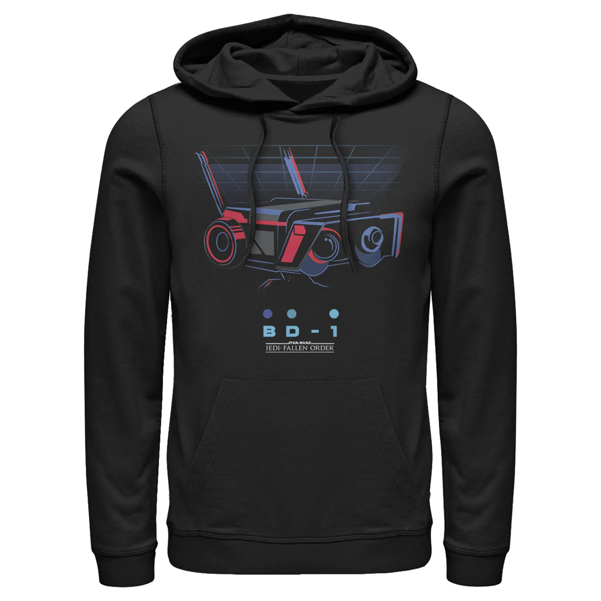 Men's Star Wars Jedi: Fallen Order Retro BD-1 Droid Pull Over Hoodie