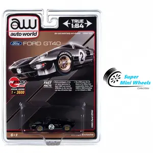 Auto World 1:64 - 1966 Ford GT40 #2 (Black) NITRO GTX Exclusives