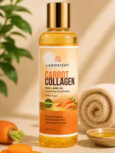 Carrot Collagen Face & Body Oil Hydrating Moisturizing Formula 200 ml