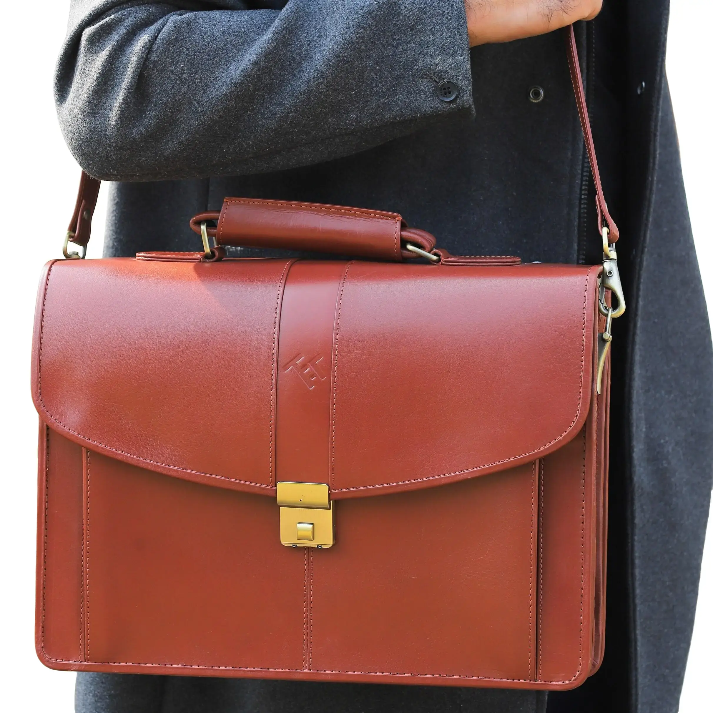 Leather Briefcase, Leather Bag for Men, Gift for Him, Durable Leather Work Bag, Luxury Bag, Business Briefcase, Leather file bag, Laptop bag