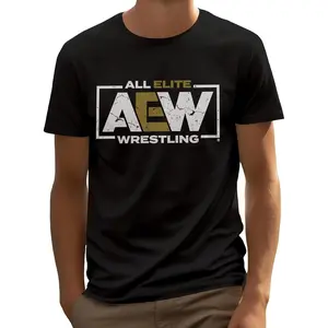 AEW All Elite Wrestling Logo Men's and Women's Short Sleeve T-Shirt