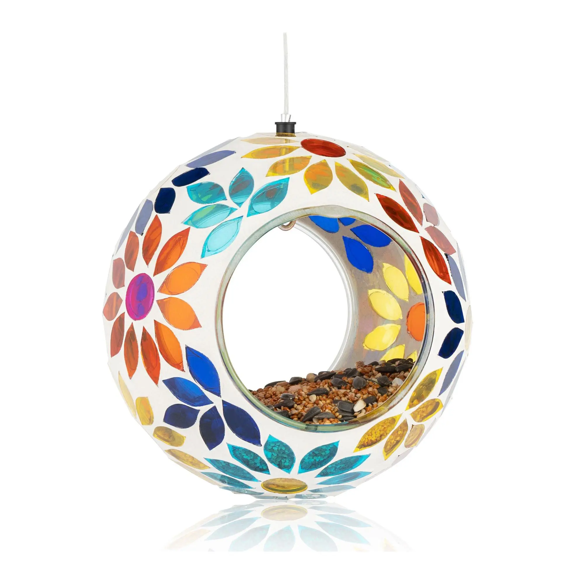 Backyard Expressions Hanging Glass Bird Feeder Backyard Expressions Hanging Glass Bird Feeder