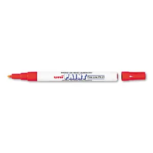 Sanford UBC63702 Uni-Paint Oil-Base Medium Line Markers - Red